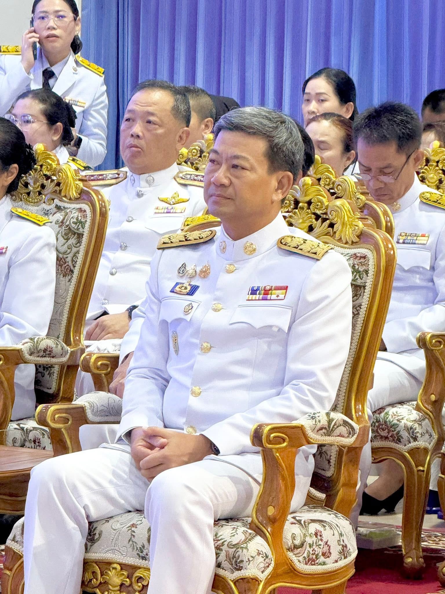 ✨?สพอ.อรัญประเทศ ร่วมพิธีทอดผ้าป่าสมทบกองทุนแม่ของแผ่นดิน และพิธีรับมอบเงินพระราชทานขวัญถุงกองทุนแม่ของแผ่นดินจังหวัดสระแก้ว ประจำปี 2568 ✨?