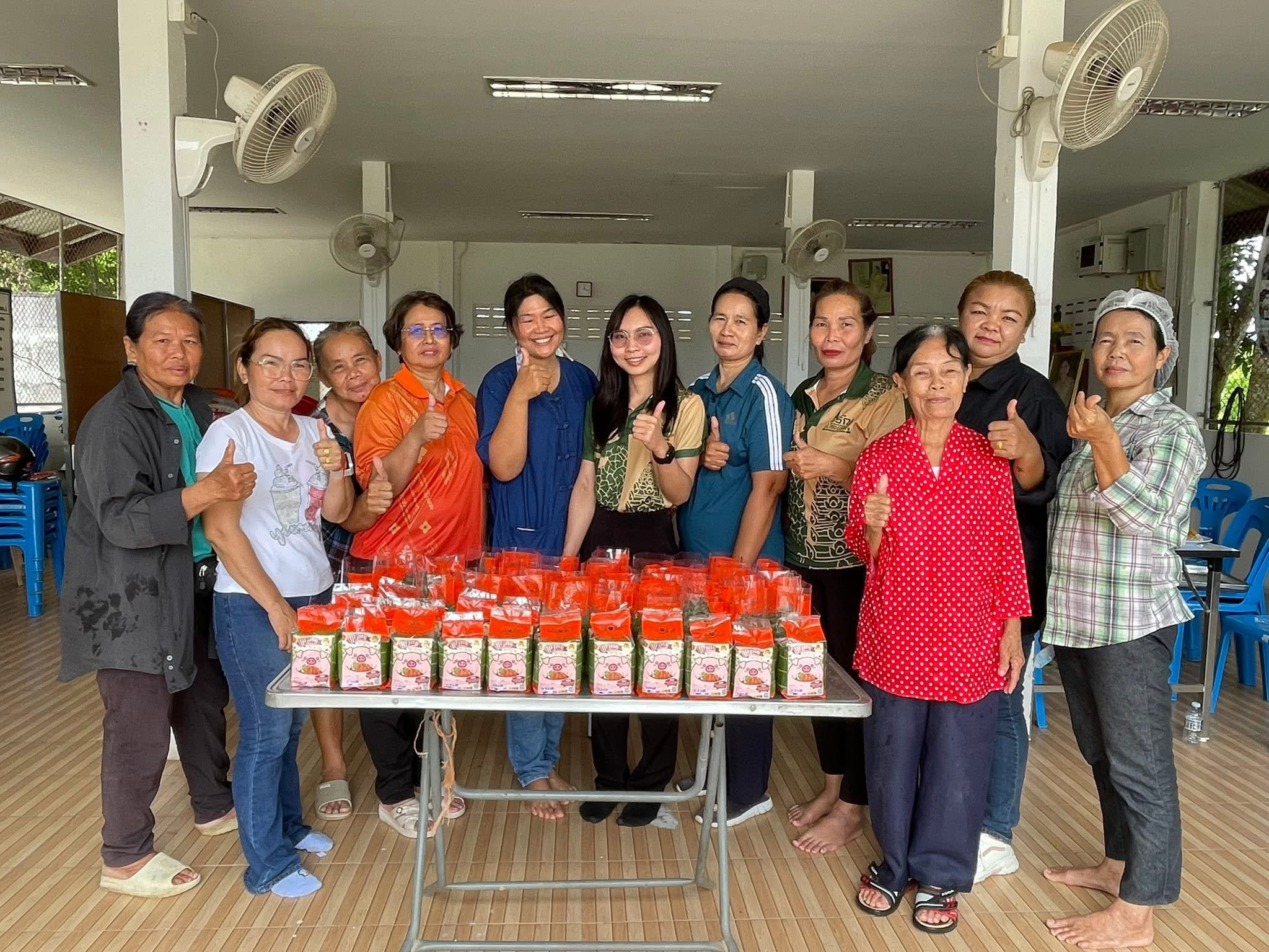 🌈✨สพอ.อรัญประเทศ ลงพื้นที่ติดตามการดำเนินงานกลุ่มผู้ประกอบการ OTOP 🌈✨