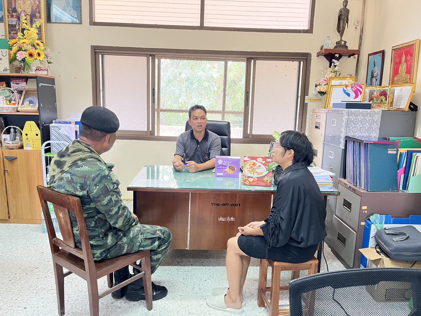 สพอ.อรัญประเทศ ประสานภาคีเครือข่าย ร่วมขับเคลื่อนกิจกรรมกองทุนแม่ของแผ่นดินและ โคก หอง นา เอามื้อสามัคคี อำเภออรัญประเทศ  